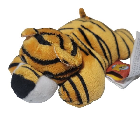 Adventure Planet Tiger 5 inch Mini Plush Orange Striped Stuffed Animal Toy - Picture 1 of 7